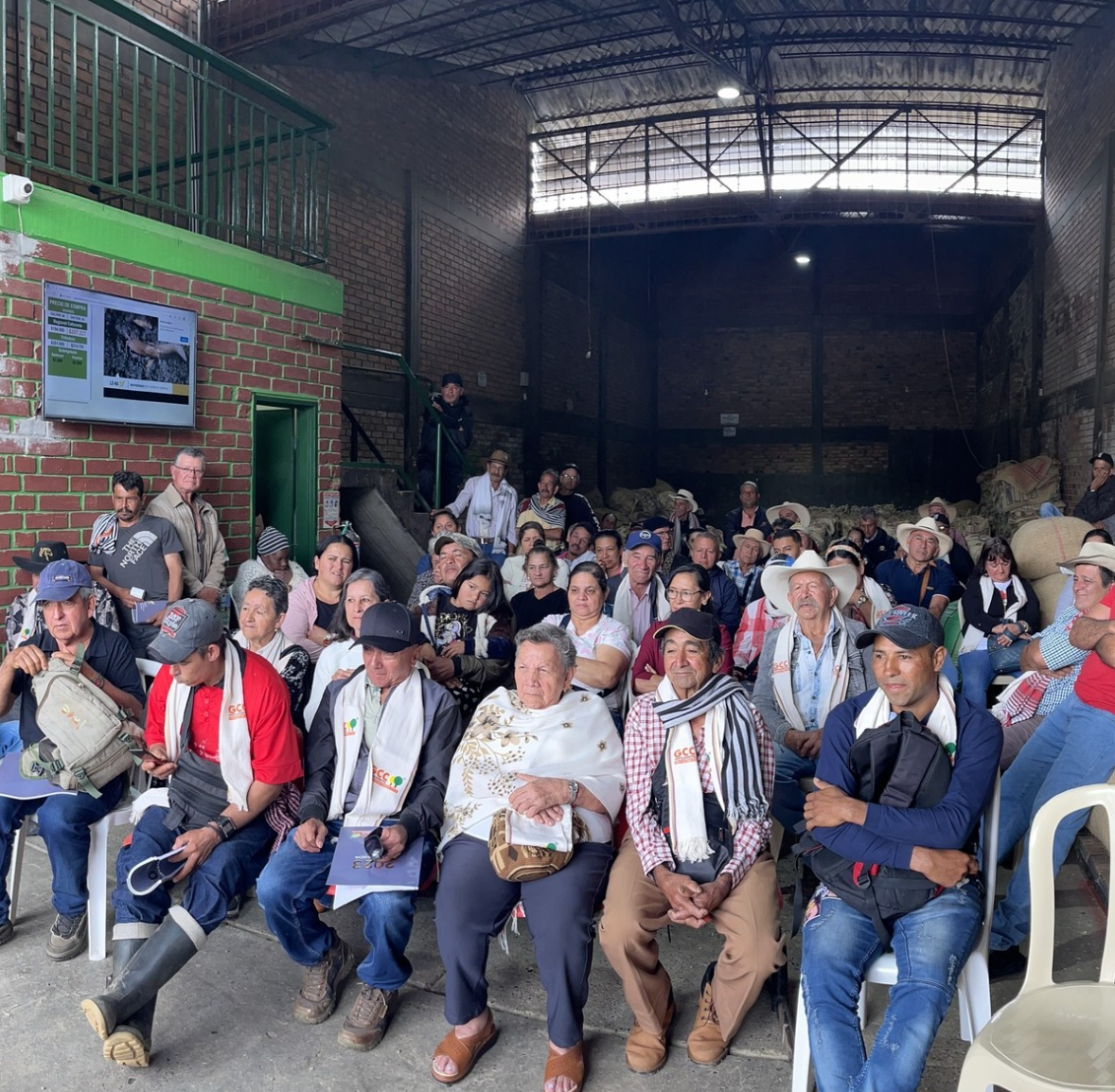 Group of Colombian coffee farmers.
